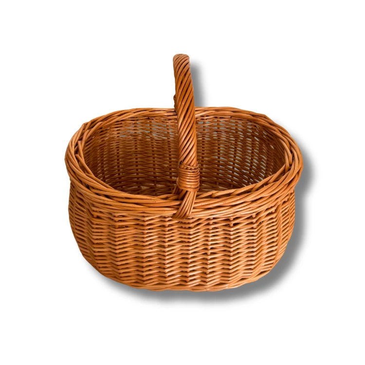 Wiklinowy kosz na grzyby